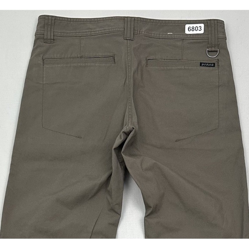 PrAna Santiago Pants Men 28x32 Olive Khaki Slim Fit Stretch Outdoor Hiking